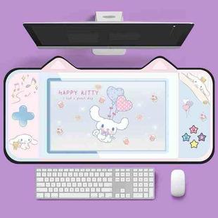 400 x 800 x 2mm Cute Cat Ear Computer Keyboard Desk Pad Mouse Pad(4)