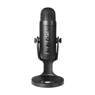 JD-900 USB Condenser Microphone With Monitor(Black And Black Net)