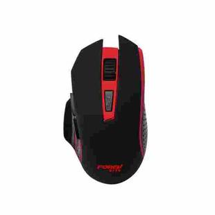 FOREV FV-W3 4 Keys Notebook Wireless Mouse RGB Colorful Luminous Mouse(Black)