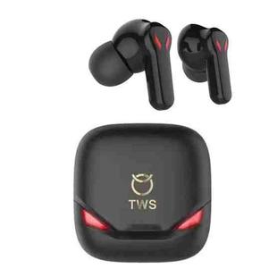 S12 TWS In-Ear Wireless Bluetooth Low Delay Noise Cancelling Game Earphone(Black)