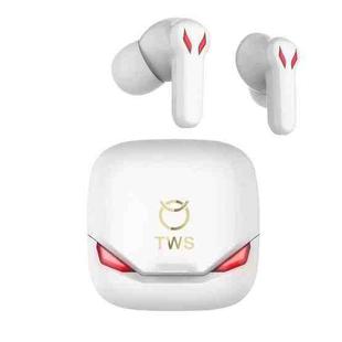 S12 TWS In-Ear Wireless Bluetooth Low Delay Noise Cancelling Game Earphone(White)