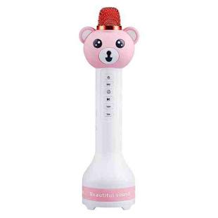 V10 Wireless Bluetooth Mobile Phone K Song Children Microphone(Pink)