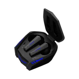 F1 TWS Low Latency Bluetooth 5.0 Wireless Gaming Headphone(Black)