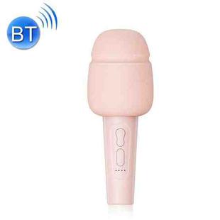 M8 Children Mobile Phone Karaoke Wireless Microphone, Style: Ultimate Version (Pink)