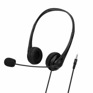 SOYTO SY490 Teaching Office Network Class Student Education Computer Headset, Style: Double Ear Black 3.5mm 