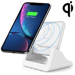 A9189 10W Vertical Wireless Fast Charger with Detachable Mobile Phone Holder(White)