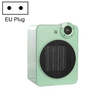 GZ-88 Household Mini Remote Control High-Power Heater, EU Plug(Avocado Green)