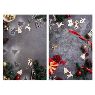 3D Stereo Double-Sided Photography Background Paper(Christmas Gray)