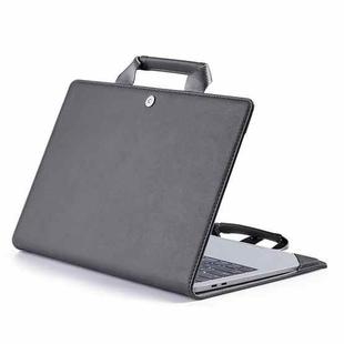Book Style Laptop Protective Case Handbag For Macbook 12 inch(Grey)