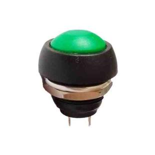 10 PCS Small Waterproof Self-Reset Button Switch(Green)
