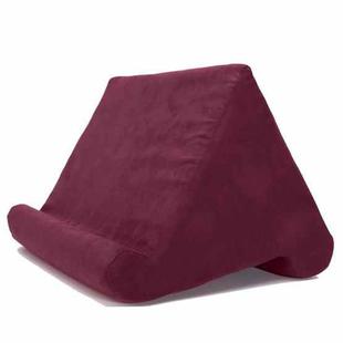 Tablet Mobile Phone Bracket Multi-Angle Pillow, Size: 27x25x23cm(Wine Red)
