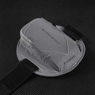 ETRAVEL SBB03 Outdoor Running Mobile Phone Wrist Arm Bag(Reflective Silver Gray)
