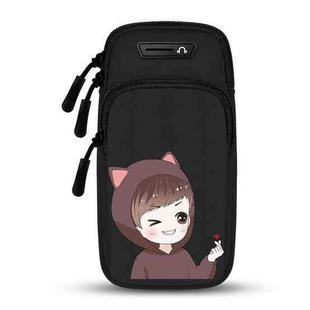 BB03 6.8 Inch Sports Arm Bag(Heart Boy)
