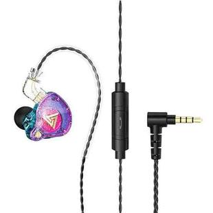 QKZ AK6 PRO HiFi Subwoofer In-Ear Wired Headphones with Mic(Colorful)