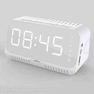 NW-A20 Mini Alarm Clock HIFI Wireless Bluetooth Speaker(White)