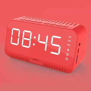 NW-A20 Mini Alarm Clock HIFI Wireless Bluetooth Speaker(Red)