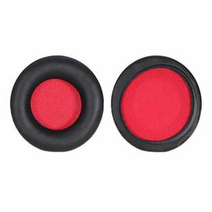 1 Pair Headset Sponge Earmuffs for Audio-Technica ATH-S200BT(Black+Red)