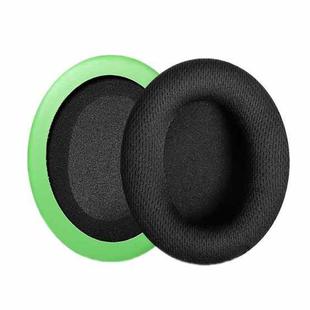 1 Pair Headset Earmuffs For Kingston Stinger Smart, Colour: Black Mesh+Green