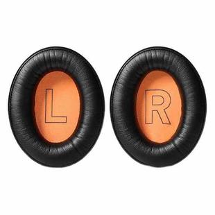 1 Pair Headset Earmuffs For Kingston HyperX Cloud II / Silver / Alpha / Flight / Stinger, Colour: Black+Orange