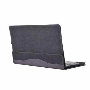 PU Leather Laptop Protection Sleeve For HP Spectre X360 15-EB(Black)