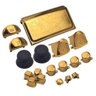 Electroplating Button Set For PS4 Slim(Gold)