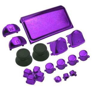 Electroplating Button Set For PS4 Slim(Purple)