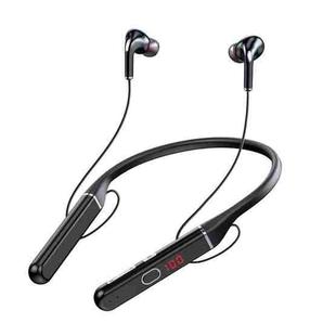 S650 HIFI Bluetooth Wireless Neckband Earphone Support TF Card(Black)