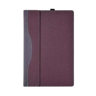PU Leather Laptop Case For HP Spectre X360 15-EB 15.6(Wine Red)