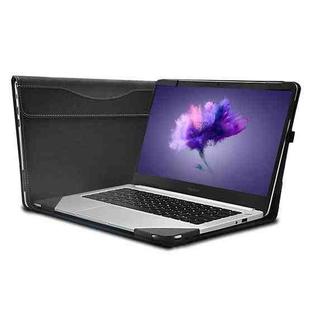 PU Leather Laptop Protective Case For Huawei Honor MagicBook(Dark Gray)