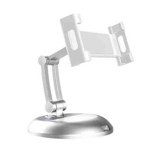 PB-45S Desktop Foldable Stand, For 5-12.9 Inch Mobile Phone/Tablet(Silver)