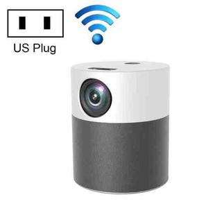 M1 Home Commercial LED Smart HD Projector, Specification: US Plug(Intelligent WIFI Android Version)