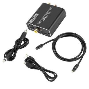 YP018 Digital To Analog Audio Converter Host+USB Cable+Fiber Optic Cable+Coaxial Cable