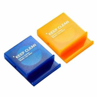 2 Sets Portable Mobile Phone Data Cable Storage Box(Orange+Blue)