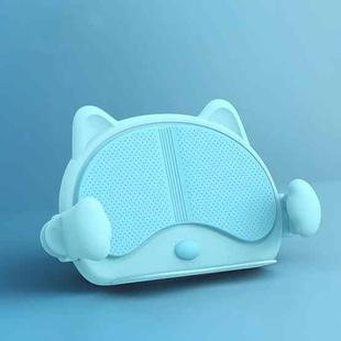 Cat Shape Retractable Tablet Stand(Blue)