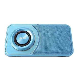 SHABA VS-025 Ultra-Thin Portable Bluetooth Speaker Support TF Card(Sky Blue)