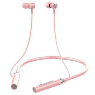 BT-63 Wireless Bluetooth Neck-mounted Magnetic Headphone(Pink)