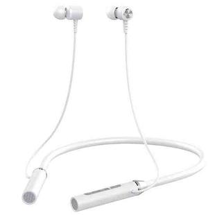 BT-63 Wireless Bluetooth Neck-mounted Magnetic Headphone(White)