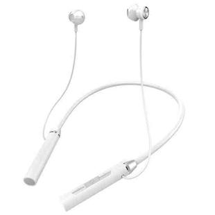BT-61 Semi-in-ear Magnetic Neck-mounted Bluetooth Earphone(White)