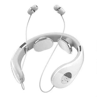 CSR 8635 V5.0 Smart Shoulder Neck Massage Bluetooth Earphone(White)