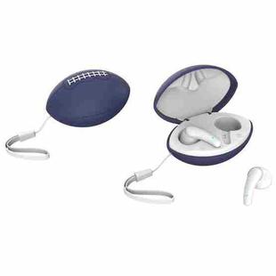 JYP-LR18 TWS Bluetooth 5.0 Rugby Shape Semi-In-Ear Game Earphone(Blue)