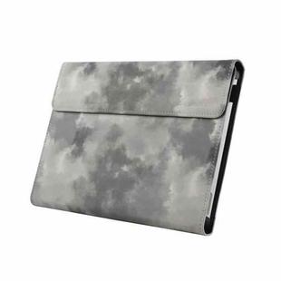 For Microsoft Surface Go 1 / 2 Ink and Wash Leather Tablet Protective Case, Color: Gray
