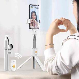 Mobile Phone Bluetooth Selfie Stick Live Bracket, Specification: K10 (White)