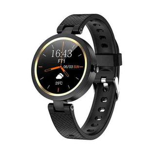 P10 Heart Rate Temperature Monitoring Smart Watch(Black)