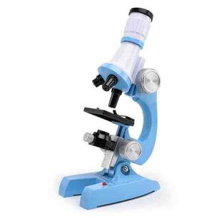 HD 1200 Times Microscope Children Educational Toys(Light Blue)