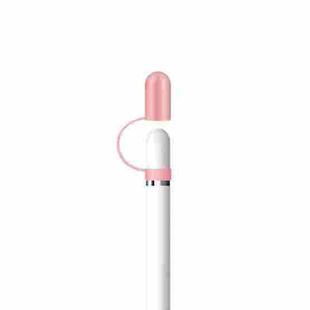 10 PCS Stylus Anti-lost Silicone Protective Case For Apple Pencil 1, Style: Pen Cap (Pink)