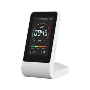 T03 3 In 1 Carbon Dioxide Detector Air Quality Monitor( Semiconductor White)