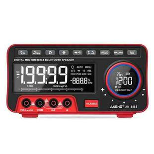 ANENG AN-888S Bluetooth Audio Display Voltage Current Multimeter, Standard No Battery(Black Red)