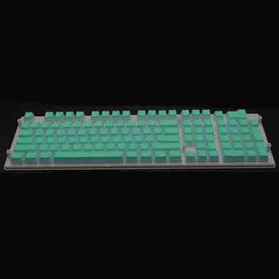 Pudding Double-layer Two-color 108-key Mechanical Translucent Keycap(Cyan)