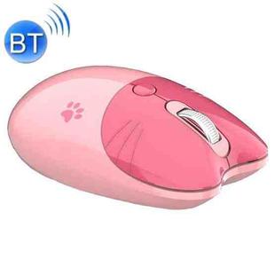 M3 3 Keys Cute Silent Laptop Wireless Mouse, Spec: Bluetooth Wireless Version (Pink)