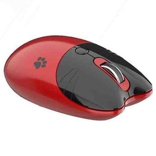 M3 3 Keys Cute Silent Laptop Wireless Mouse, Spec: Bluetooth Wireless Version (Red)